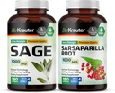 BIO KRAUTER Sage 250 cápsulas " Sarsaparilla 250 cápsulas
