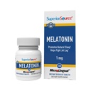 Superior Source Melatonin 1 mg - Healthy Sleep Support Supplement for Adults - Melatonin Formula with Chamomile Aids Relaxation & Restful Sleep - 100 Sublingual Dissolving Tablets
