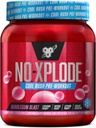 BSN N.O.-XPLODE Cool Rush Pre Workout Powder, Preworkout Energy Supplement for Hombres and Women with Creatine and Beta-Alanine, New Flavor: Bubblegum Blast, 30 Servings