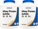 Nutricost Whey Protein Isolate (Unflavored) 5LBS (Pack of 2)
