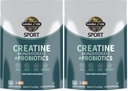 Garden of Life Creatine Monohydrate Powder for Women & Men, Micronized Pre Workout with Probiotics for Muscle, Strength, Sport Amino Energy, About 60 Easy to Mix Unflavored Servings, (Pack of 2)