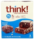 Glanbia Performance Thinkthin High Protein Bars, Brownie Crunch, 5 ct