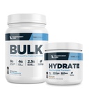 Transparent Labs Bulk Pre Workout Powder for Muscle Building & Strength 30 Servings, Blue Raspberry & Hydrate Electrolytes Powder with Coconut Water, Taurine, & Potassium 40 Servings, Peach Mango