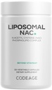 Codeage Liposomal NAC Supplement - N-Acetyl L-Cysteine Amino Acid - 2 Month Supply - Free-Form NAC - Phospholipid Complex - Vegan, Non-GMO, Gluten-Free, Dairy-Free - 120 Capsules