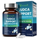 TUDCA 1200mg – Pure Tauroursodeoxycholic Acid Supplement, 120 Vegan Capsules Easy to Swallow (60-Day Supply), Non-GMO, Gluten-Free (120 Counts)
