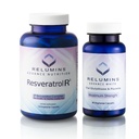 Relumins Advanced White Bundle – L-Glutathione 800mg with Vitamin C (60 Capsules) + R3 Resveratrol Complex (120 Capsules) – Supplement for Skin Clarity and Wellness Support