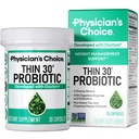 Physician's CHOICE Probiotics for Weight Management & Bloating - 6 Probiotic Strains - Prebiotics - Key ingredient Cayenne - Supports Gut Health - Weight Management for Women & Men - Green Tea - 30 CT