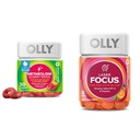 OLLY Metabolism 30 Count & Laser Focus 36 Count Gummy Vitamin Bundles