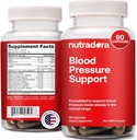 Suplemento de soporte de presión sanguínea con extracto de ajo de hibiscos – Suplementos de presión arterial alta e inferior para la salud circulatoria y cardiovascular, soporta la salud cardíaca normal