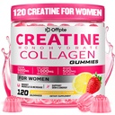 Creatine for Women, 5000mg Creatina Monohidratada Gummies with Collagen & BCAAs for Muscle Recovery, Energy & Skin, Chewable Post-Workout Supplement, Sugar-Free, No Bloating, 4 Gummies Per Day