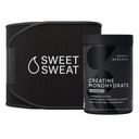 Sports Research Training Performance Pack - Creatine Monohydrate and Sweet Sweat Waist Trimmer Extra-Coverage (Small)