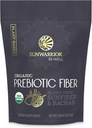 Sunwarrior Fiber Suplemento Prebiótico Orgánica ← Vegan Fiber Suplemento Booster de Salud de Gut con Ingredientes Puros para la Armonía Digestiva ← Vegan " Non-GMO peru 8oz Pouch (30 SRV) Be Well