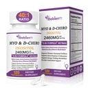 13-in-1 Myo Inositol & D-Chiro Inositol for Women PCOS,Hormonal Balance,2460mg-40:1 Ratio,Ovarian Health&Cycle Support Supplement Plus Alpha Lipoic Acid/Folate/Vitex/Magnesium/Multivitamin,120 Veg Cap