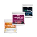 Jigsaw Pickleball Hydration Stack | Potassium Cocktail (Orange), Electrolyte Supreme (Berry-Licious), and MagSoothe (Raspberry Lemonade), 60 Servings (Jar)