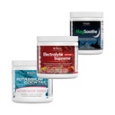 Jigsaw Pickleball Hydration Stack | Potassium Cocktail (Blue), Electrolyte Supreme (Fruit Punch), and MagSoothe (Raspberry Lemonade), 60 Servings (Jar)