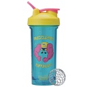 BlenderBottle Spongebob Shaker Bottle Pro Series Perfect for Protein Shakes and Pre Workout, 28-Ounce, Yellow/Blue, Musclebob Buffpants