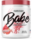 Babe Pre Workout powder for Women | Watermelon Splash | 6g Citrulline, 2g Beta-Alanine, 100mg Hyaluronic Acid, 5mg Biotin and 5 other registered trademarked ingredients | 30 servings | 12.8 OZ