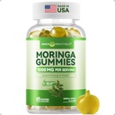 Inner Brightness Moringa Gummies 1000mg Per Serving – 10:1 Moringa Leaf Extract Green Superfood for Energy & Immune Support – Vegan, Non-GMO, 60 Count, Made in US