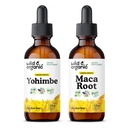 Wild & Organic Yohimbe Tincture 2 fl oz & Maca Root Tincture 2 fl oz