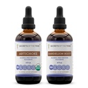 Secrets of the Tribe Artichoke and Dandelion Root Liquid Extract 4x4 oz | Cynara scolymus Dried Leaf and Taraxacum Officinale Dried Root