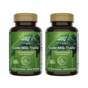 Nature's Way Super Milk Thistle, Promotes Healthy Liver Function*, with Artichoke Leaf, Dandelion Root & Licorice Root Extracts, Gluten Free, 120 Capsules (Packaging May Vary) - 2 Pack