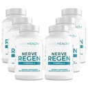 PUREHEALTH RESEARCH Nerve Regen Formula - Nerve Support Supplement for Feet & Hands - with Alpha Lipoic Acid ALA, Benfotiamine, Acetyl L-Carnitine, Vitamin B2, B6, B12, D3 & More - 6 Bottles