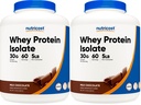 Nutricost Whey Protein Isolate Powder (Milk Chocolate) 5LBS (Pack of 2)