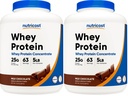 Nutricost Whey Protein Concentrate (Chocolate) 5LBS (Pack of 2)