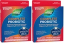 Nature's Way Complete Probiotic Pearls,Supports Digestive Balance*,1 Billion Live Cultures,Supplement for Men and Women,No Refrigeration Required,90 softgels,(Pack of 2)