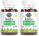 Garden of Life Kids Probiotic 3 Billion CFU, Cherry Flavor Gummies - Sugar Free Once Daily Probiotics for Kids, Children's Digestive & Immune Health, 30 Vegetarian Gummies, (Pack of 2)