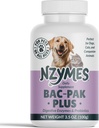 Nzymes® Bac-Pak Plus 100 Grams Digestive Enzymes and Probiotics for Digestion, Loose Stools, Diarrhea, Constipation, Mejora de la absorción de nutrientes - Made in The USA