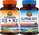 Vitalitown K3 D2 Supplement and Alpha GPC