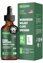 Wormwood Black Walnut Clove Tincture | 3rd Party Tested Digestive Support Drops | Sweet Wormwood, Green Walnut Hull & Clove Extract Liquid for Gut Wellness | 2 oz, 60 Servings