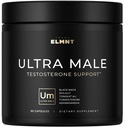 ULTRA MALE® Premium Testosterone Booster for Men w. 100:1 Shilajit, 40:1 Black Maca, Ashwagandha 25%, Tongkat Ali 10% - Clinical Strength Male Enhancing Testosterone Supplement for Men Health Libido+