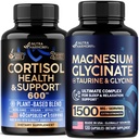 NUTRAHARMONY Cortisol Support & Magnesium Glycinate with Glycine Capsules