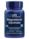 Life Extension Magnesium Glycinate, Heart Health, Bone Health, Nerve and Muscle Support, Highly absorbable, Gluten-Free, Non-GMO, Vegetarian, 90 Capsules
