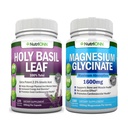 NutriONN Holy Basil Leaf Extract Capsules Magnesium Glycinate Capsules Combo - Targeted Support for Challenging Periods