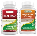 Beet Root Powder 500 Mg & Magnesium Glycinate 425 mg