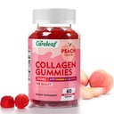 Sugar Free Collagen Gummies with Vitamin C Vitamin E Support Natural Collagen Production, Healthy Hair, Nails and Bones,Peach Flavor,60 Gummies for 30 Days Supply