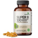 Futurebiotics Super B 100 Sustained Release Vitamin B Complex Non-GMO, 60 Vegetarian Tablets