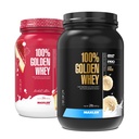 Maxler 100% Golden Whey Vanilla Ice Cream and Raspberry Cheesecake Bundle