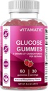 Vitamatic Glucose chewable Gummies - 60 Cuenta - Natural Raspberry Flavor - 4G de Carbohydrate por Serving (1 Bottle)