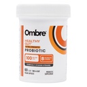 Ombre Healthy Gut Probiotics for Digestive Health 100 Billion CFU - Prebiotics and Probiotics for Women & Men with Lactobacillus Acidophilus & Digestive Enzymes, Gut Health Support, Vegan, 30 Servings