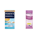 Monistat 1 Day Yeast Infection Treatment for Women, 1 Miconazole Ovule Insert & External Monistat Anti-Itch Cream Bundle + Monistat Chafing Relief Powder Gel, 1.5 Oz, 1 Pack