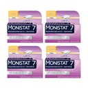 Monistat 7 Vaginal Cream with Disposable Applicators, 1.59-Ounce Tube (Pack of 4)