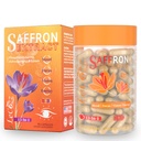 Saffron Supplements for Women & Men: Organic Saffron Extract Capsules with Ashwagandha Supports Mood Balance Mental Focus Energy & Vision Non-GMO 90 Capsules