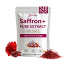 Saffron Extract Supplements 88.5mg,240 Softgels, 4 Month Supply- Boost Energy & Mood, Support Eye & Heart Health- Vegan, Gluten Free