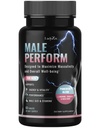 Male Perform - Male Enhancing Supplement for Energy, Stamina, Performance & Vitality, Pills for Men with L-Arginine and Tribulus - Boost Muscle Growth, Size, Strength and Endurance, 60 Tablets