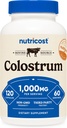 Nutricost Colostrum 1000mg, 120 Capsules - Gluten Free " Non-GMO, 60 Servimientos