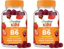 Lifeable Vitamin B6 Gummies for Kids | Great Tasting B6 Vitamins 50mg | Vegan Non-GMO Gluten Free | for Nerve Function Support | 60 Gummies (Pack of 2)